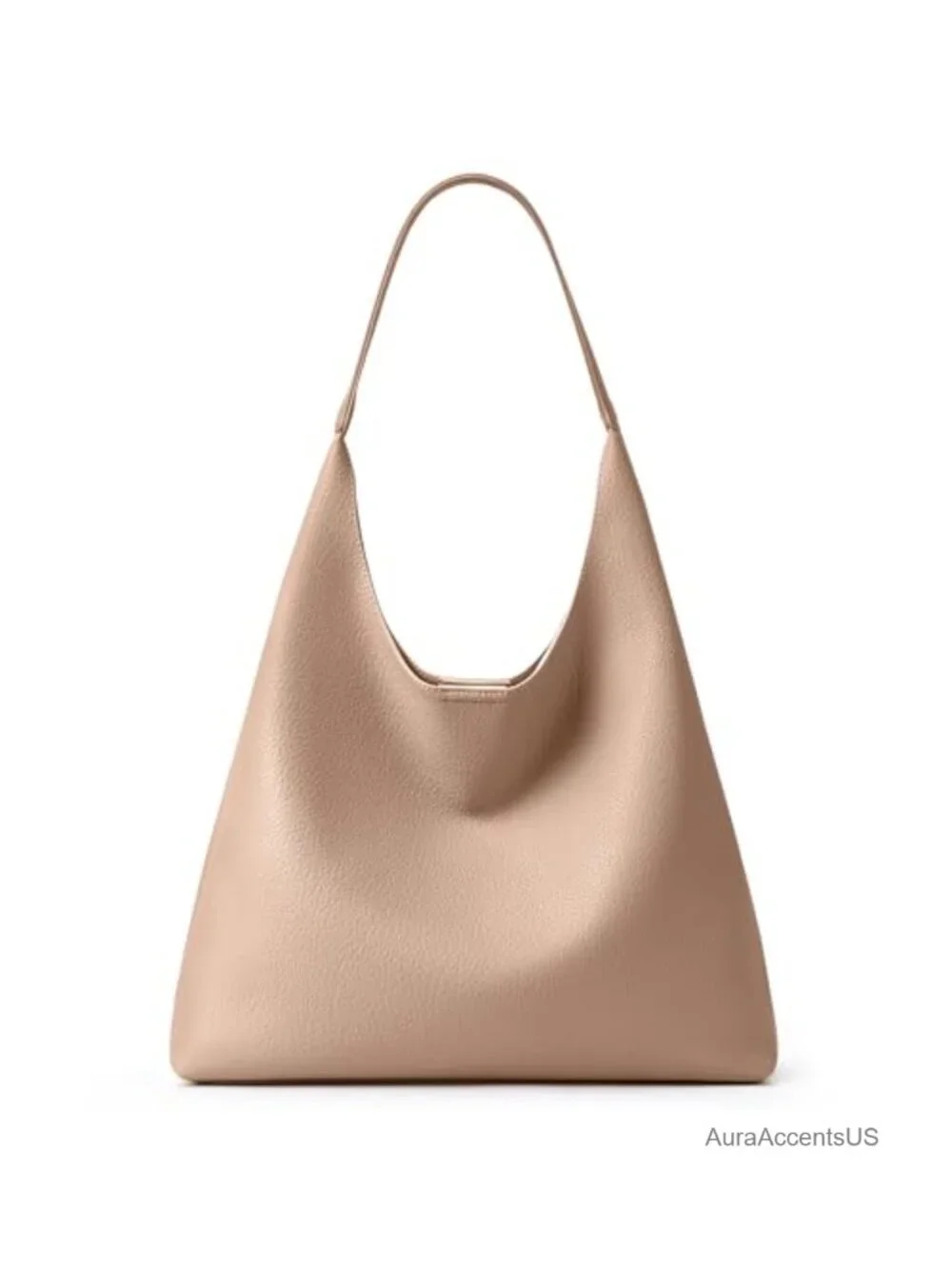Slouchy Hobo Bag Tote with Faux Leather, Magnetic Closure, Shoulder Strap